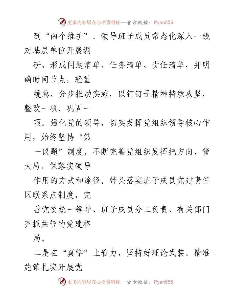 [述职报告] 党建工作 - 2024年度党支部书记党建工作述职报告.docx_第2页
