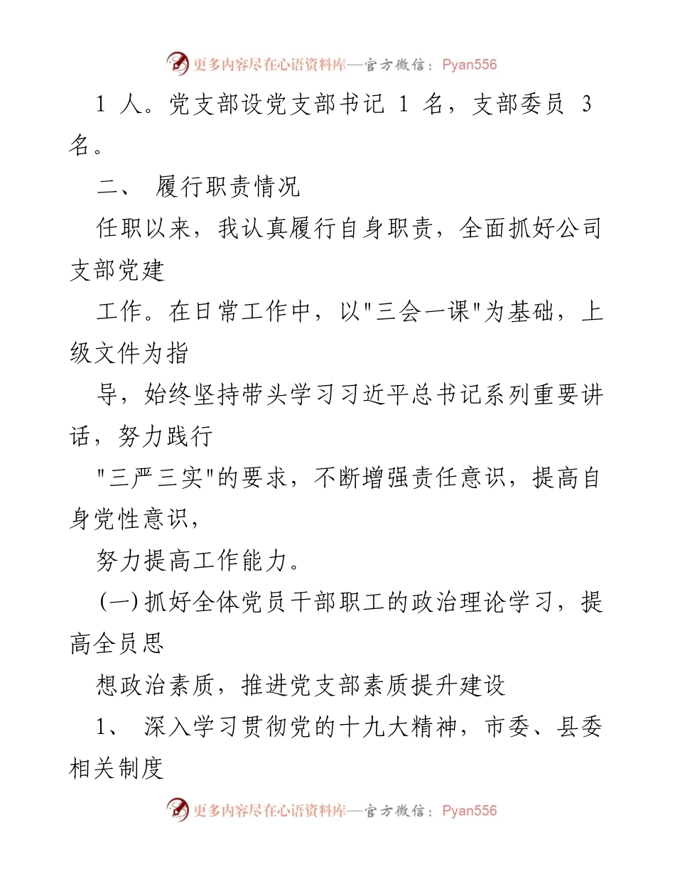 [述职报告] 农村党支部工作总结 - 2020年农村党支部书记述职报告.docx_第2页