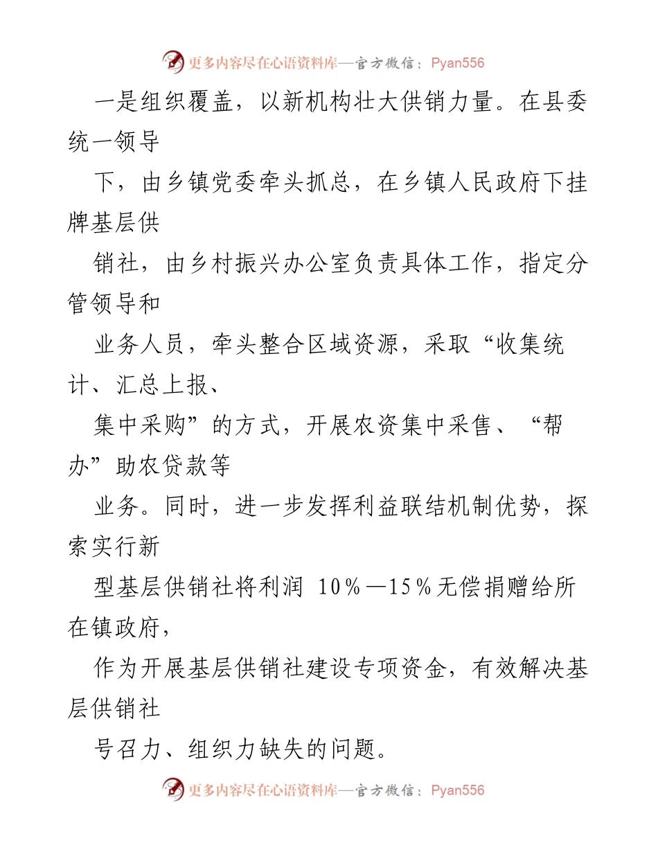 [调研报告] 新型基层供销社建设 - 新型基层供销社建设的标准化与数字化探索.docx_第2页