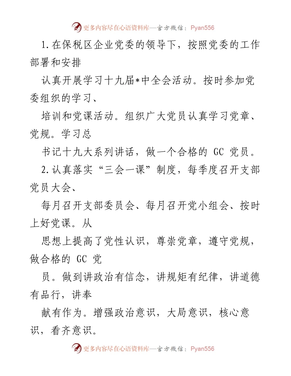 [述职报告] 党支部工作 - 党支部书记2020年度党建工作述职报告.docx_第2页