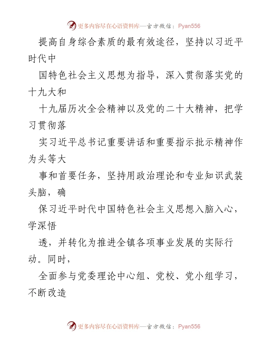 [述职报告] 乡镇领导班子年度总结 - 2022年乡镇领导班子成员述职报告总结.docx_第2页