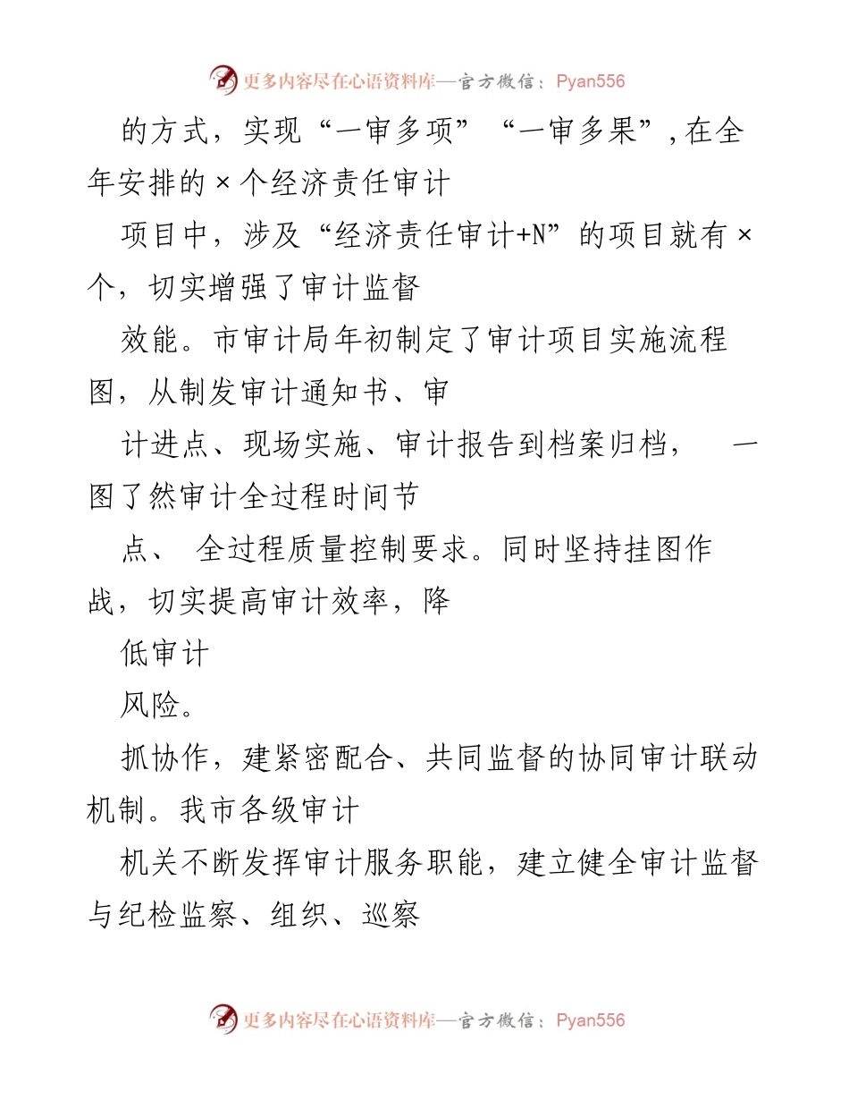 [调研报告] 经济责任审计 - 经济责任审计的创新实践与协同机制探索.docx_第2页