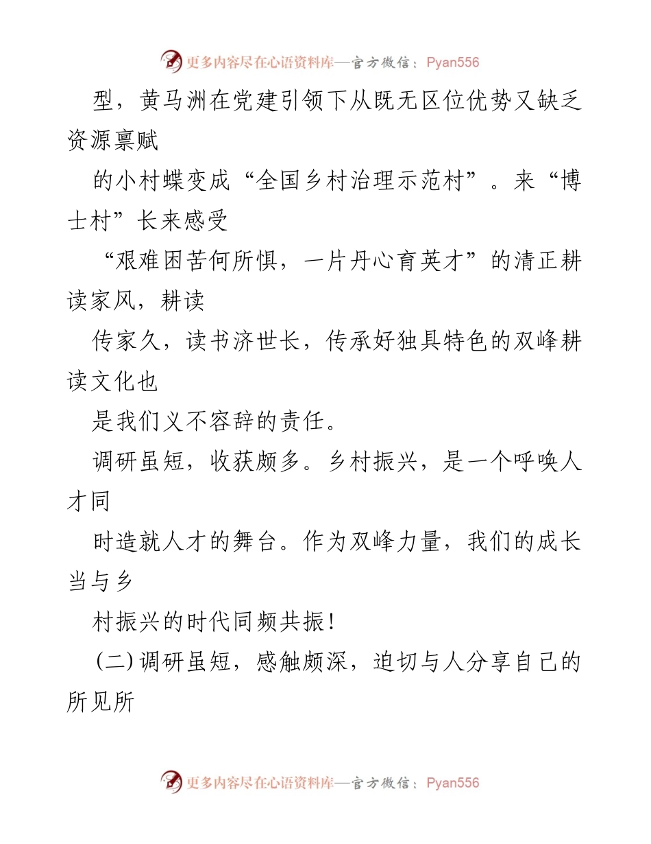 [调研报告] 红色革命纪念馆调研活动 - 重温红色记忆，探索乡村振兴之路.docx_第2页