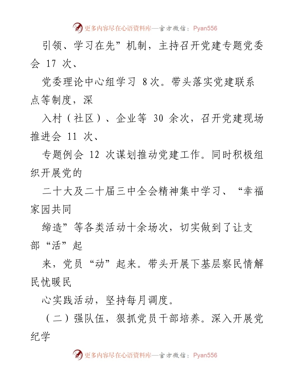 [述职报告] 乡镇党委 - 2024年度乡镇基层党建工作述职报告.docx_第2页