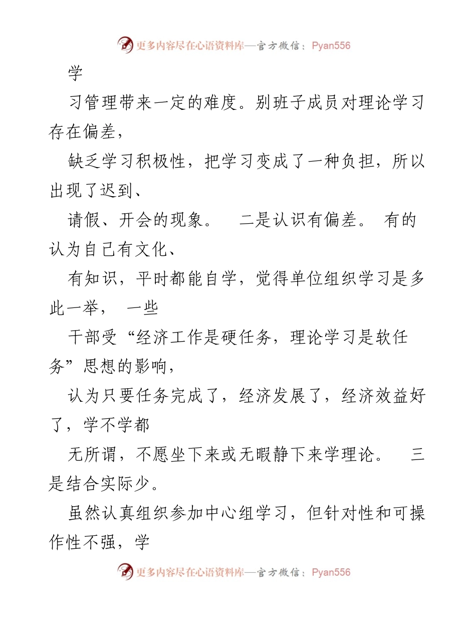 [调研报告] 领导班子“不忘初心、牢记使命”主题教育问题检视与整改计划.docx_第2页