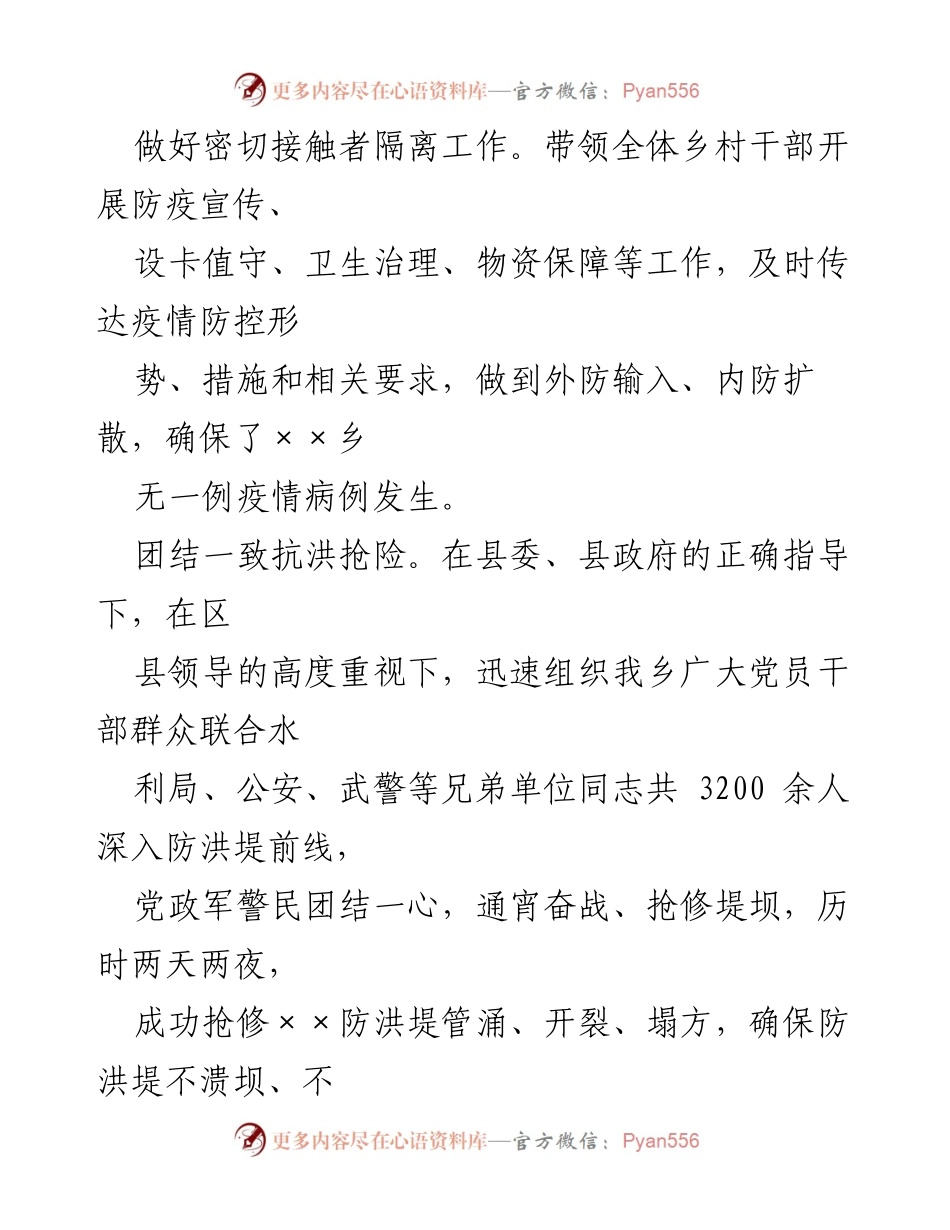 [述职报告] 乡党委书记任职总结 - 经济责任履行情况述职报告.docx_第2页