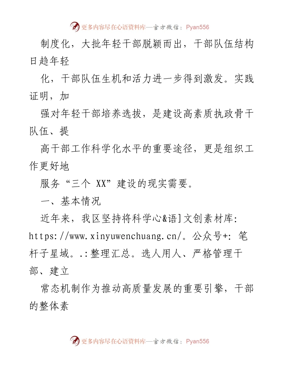 [调研报告] 年轻干部培养 - 年轻干部选拔机制现状与发展建议.docx_第2页