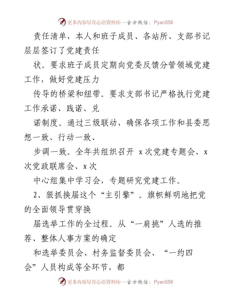 [述职报告] 乡镇党委书记 - 乡镇党委书记年度工作述职报告.docx_第2页