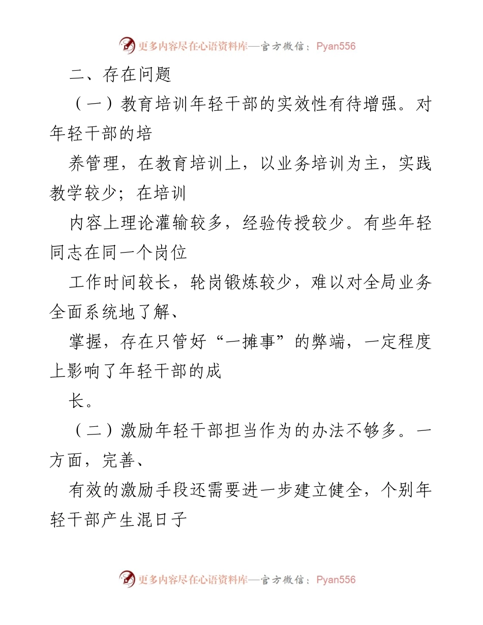[调研报告] 年轻干部培养 - 市应急管理局年轻干部专题调研活动总结与建议.docx_第2页