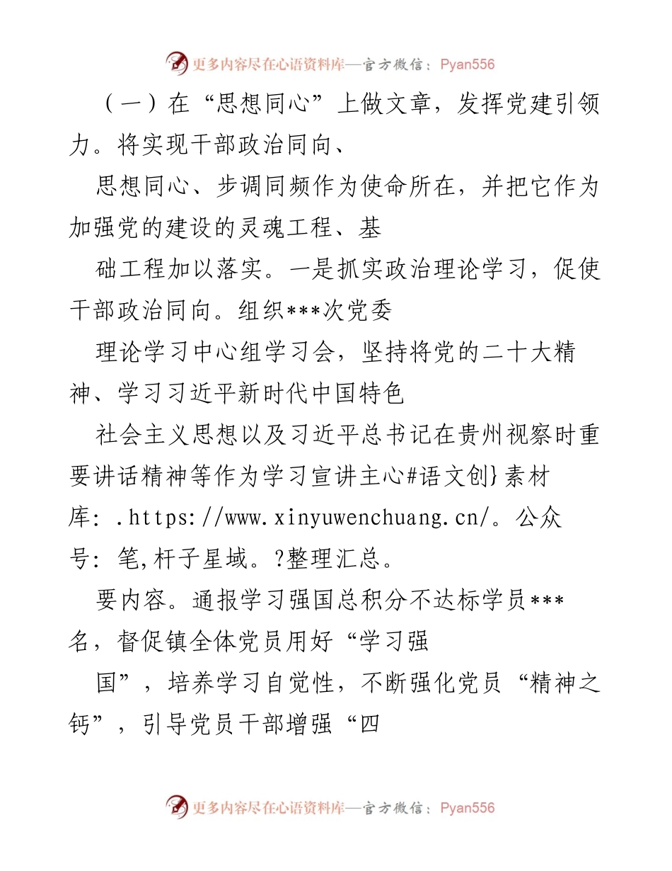 [述职报告] 乡镇党委工作 - 2022年度党建工作述职报告.docx_第2页
