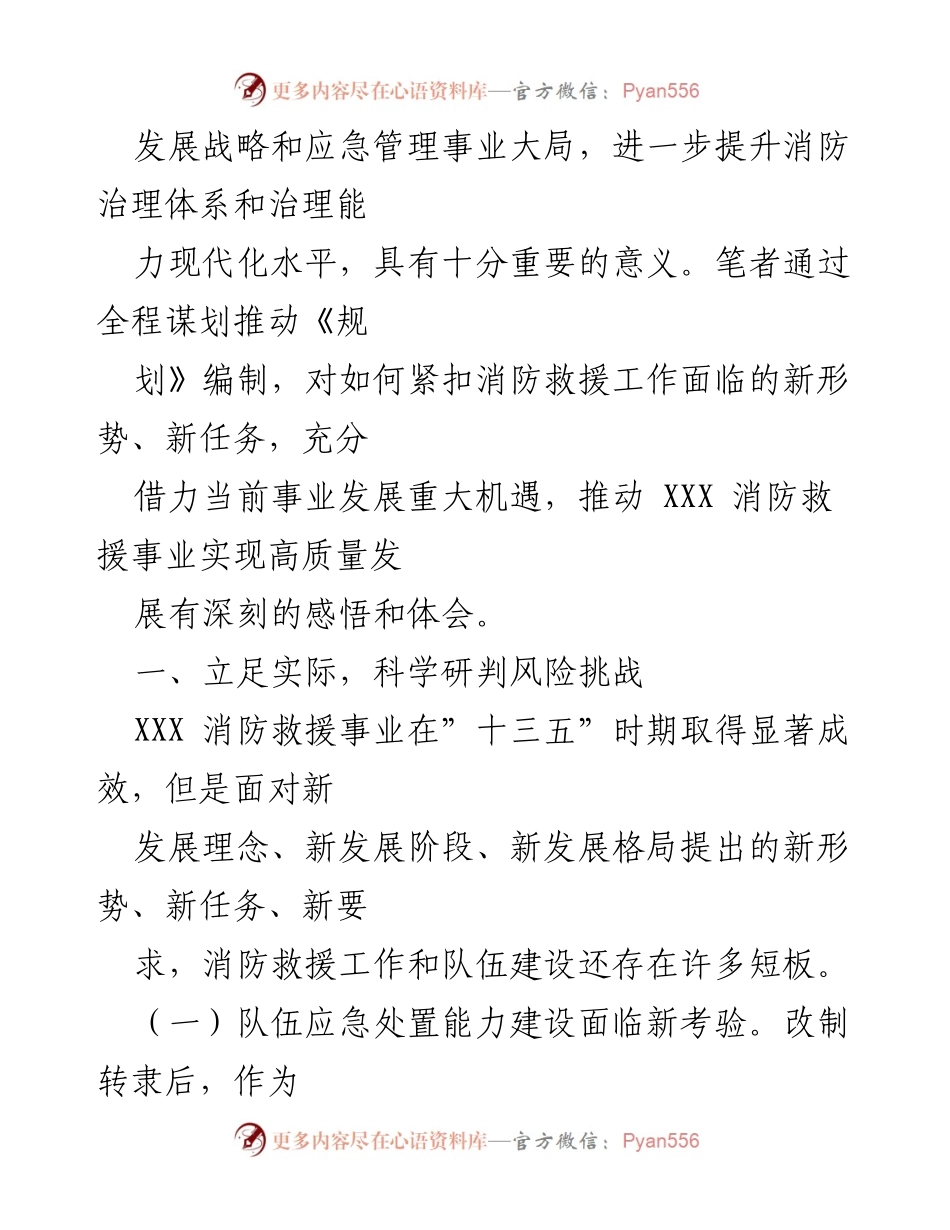 [调研报告] 消防救援工作 - XXX市“十四五”消防救援事业发展规划调研报告.docx_第2页
