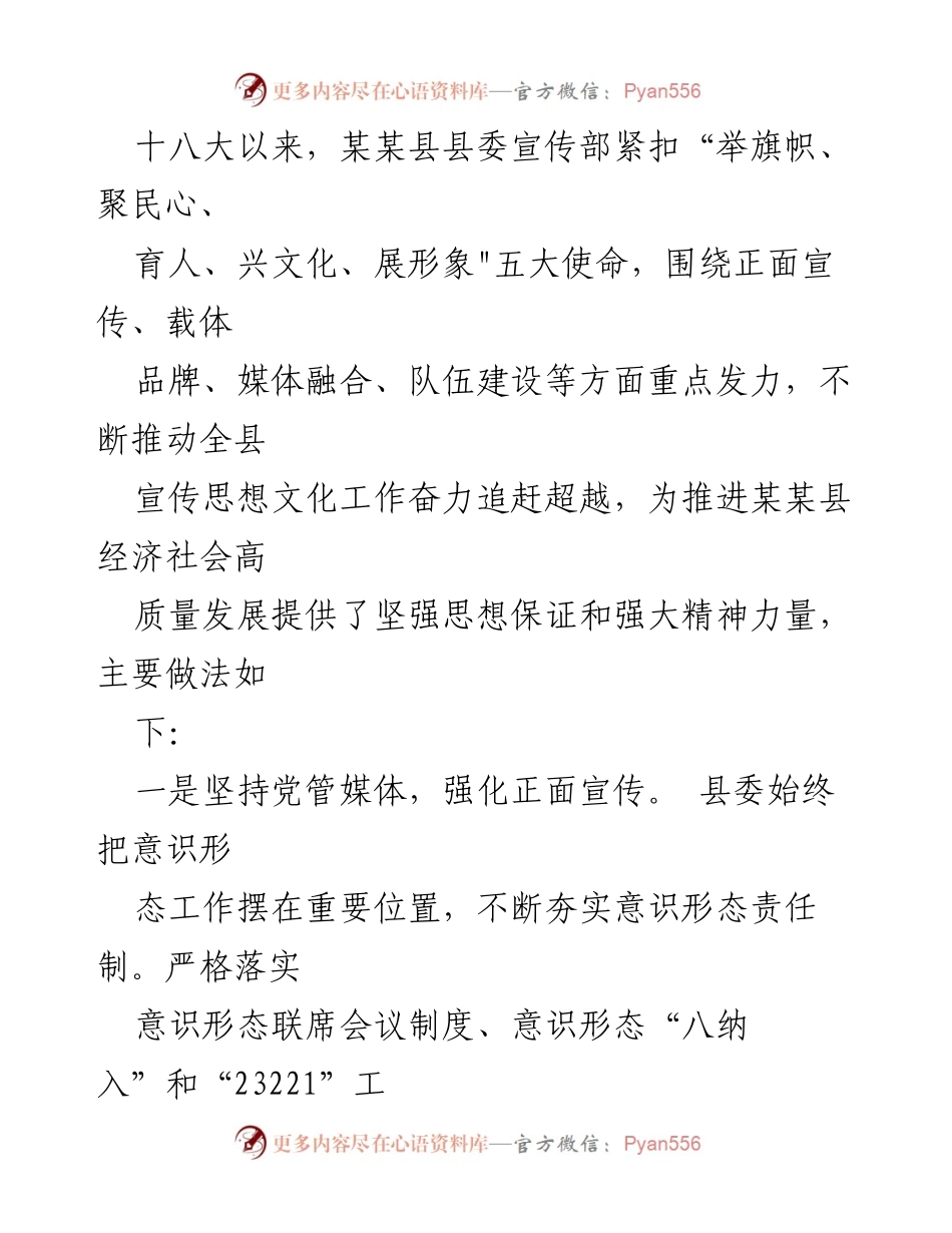 [调研报告] 某某县 - 提高全媒体时代舆论引导能力的实践与挑战.docx_第2页
