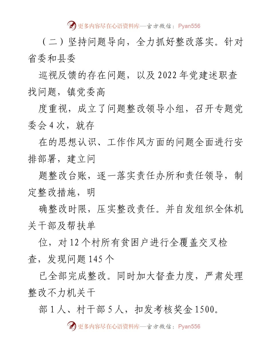 [述职报告] 党建工作 - XX镇2023年上半年党建工作述职报告.docx_第2页