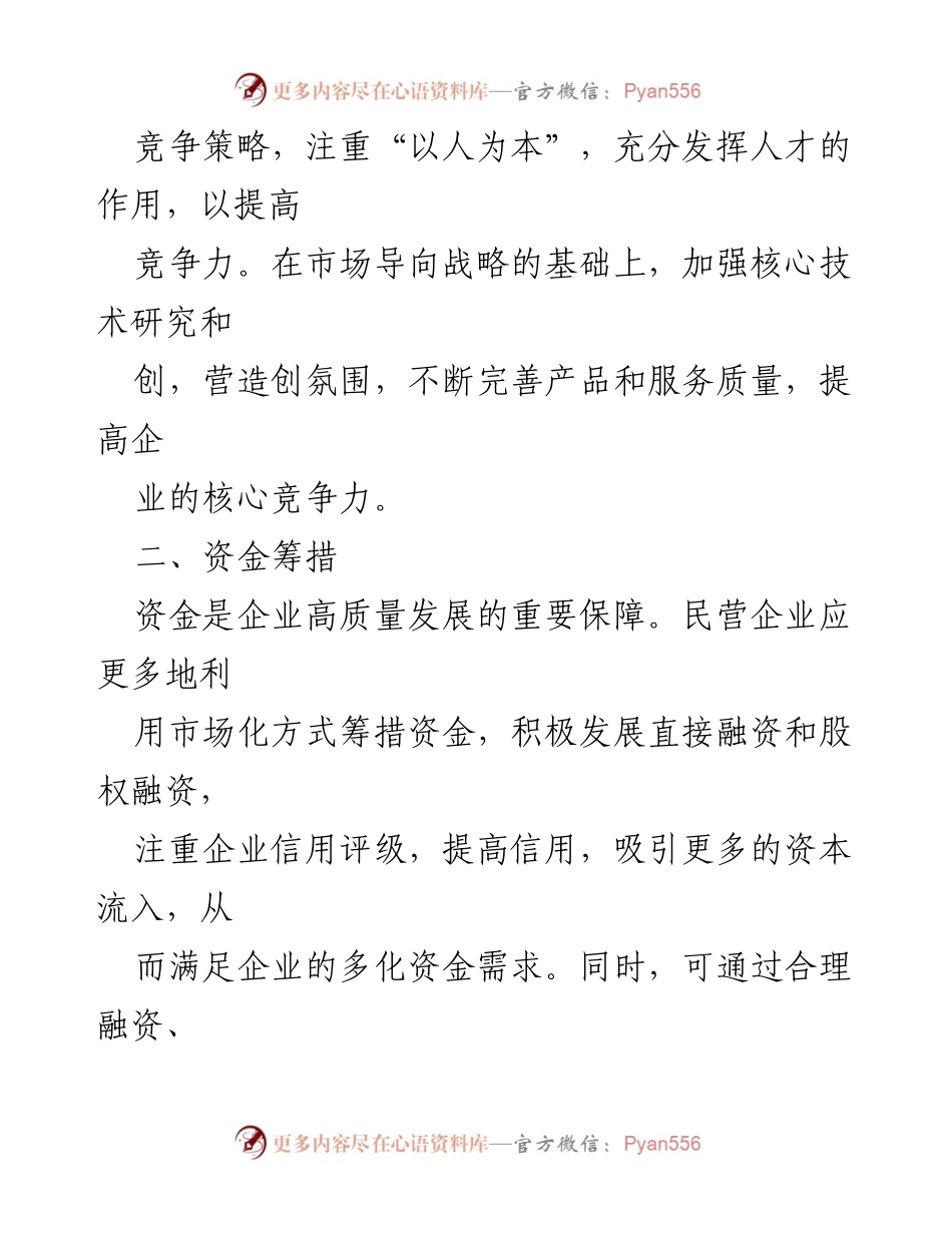 [调研报告] 民营企业高质量发展 - 民营企业高质量发展的战略与建议.docx_第2页