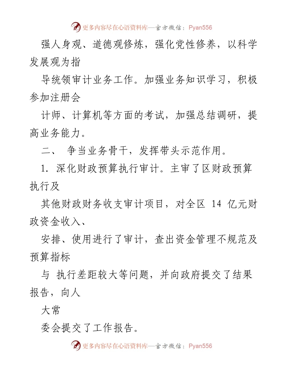 [述职报告] 审计局 - 2022年度审计工作总结与廉洁自律述职.docx_第2页