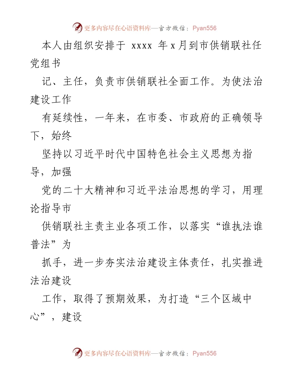 [述职报告] 述职场合 - 2023年党政主要负责人法治建设履职情况总结.docx_第2页