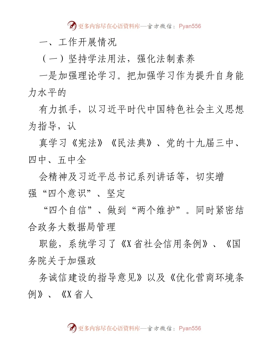 [述职报告] 政务局工作总结 - X县政务局局长20XX年度工作述职报告.docx_第2页