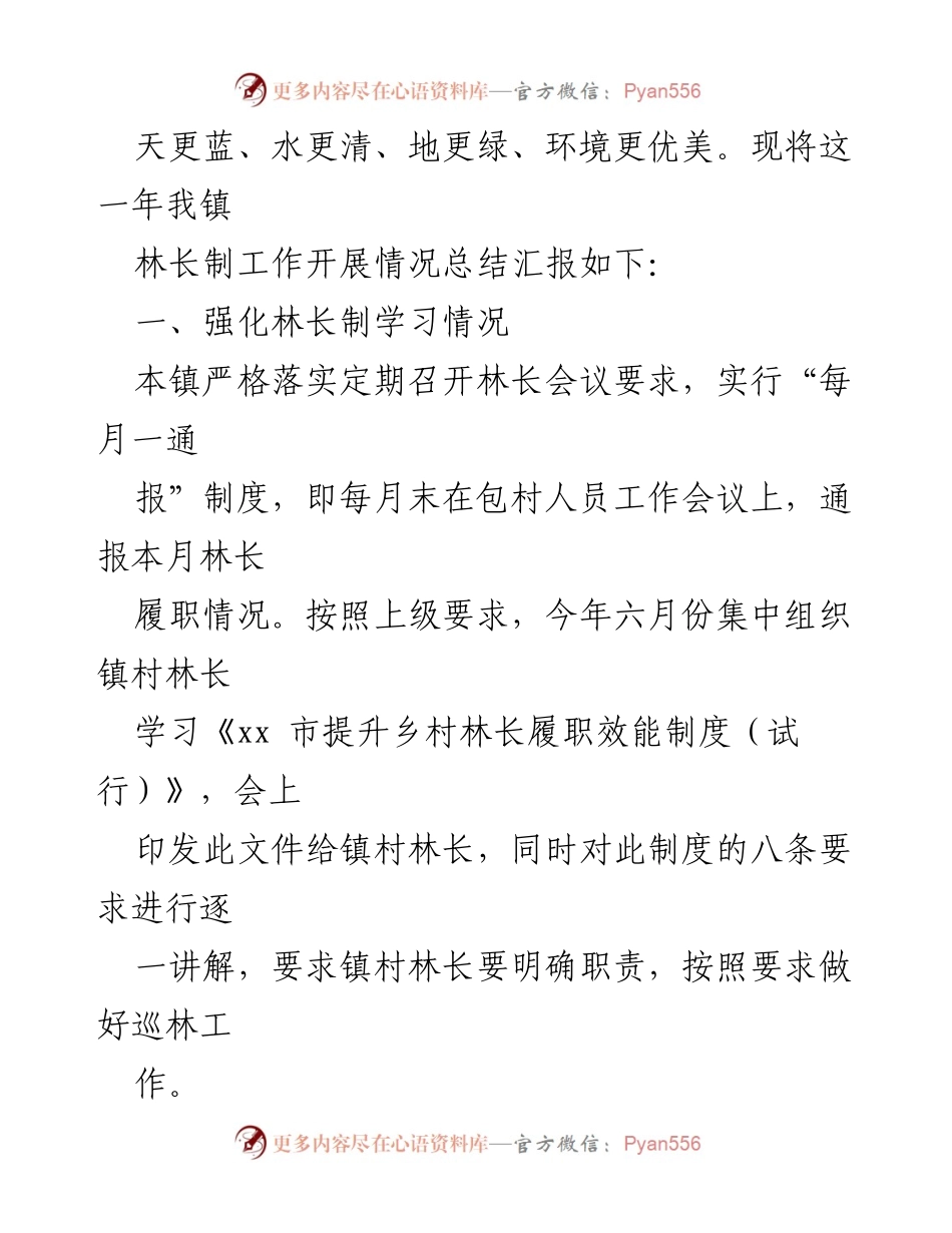 [述职报告] 年度总结 - 2022年度林长制工作述职报告.docx_第2页