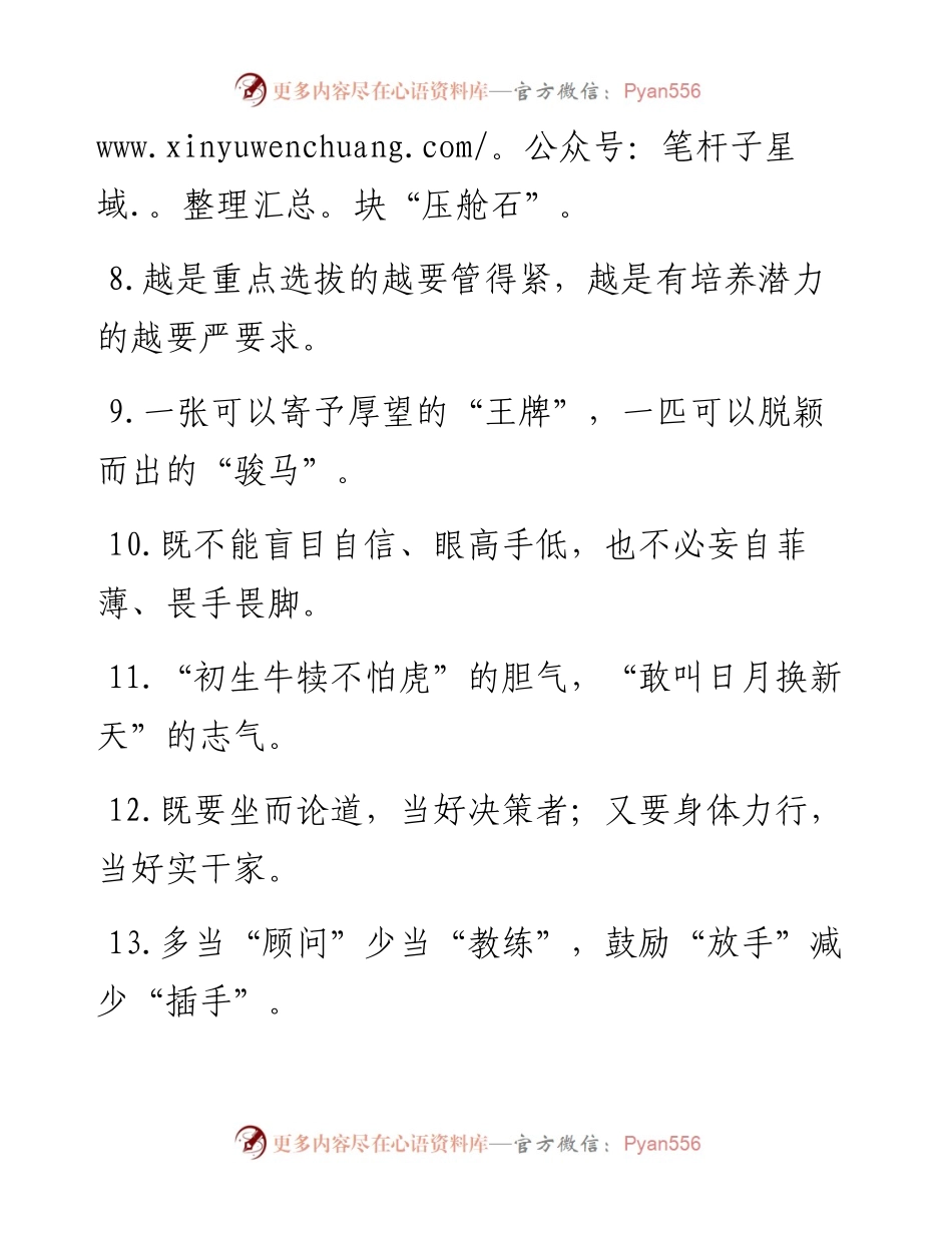 “施展才华的舞台”“梦想成真的机会”：年轻干部类过渡句50例.docx_第2页