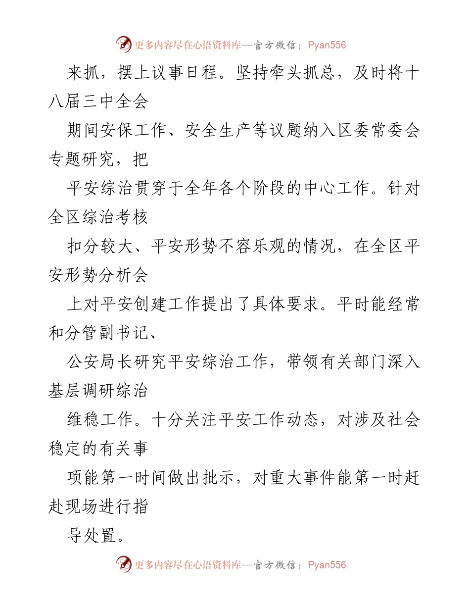 [述职报告] 年度工作总结 - 20XX年度综治工作述职报告.docx_第2页