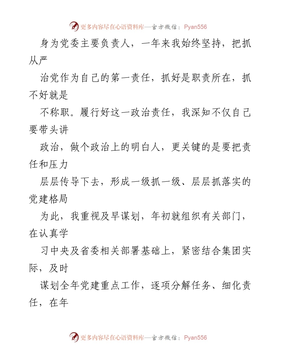 [述职报告] 年度总结 - 集团党委书记年度述职述德述廉报告_1.docx_第2页