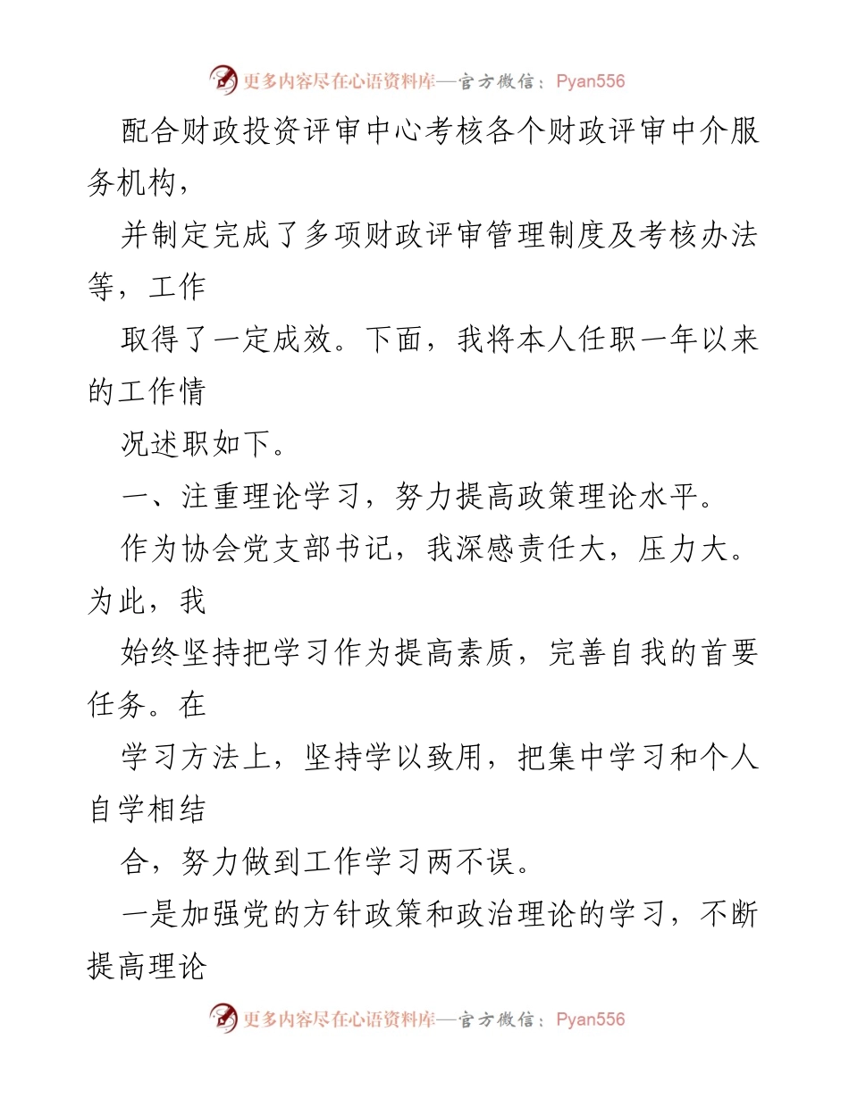[述职报告] 年度总结 - XX区XX协会党支部书记年度工作述职报告.docx_第2页
