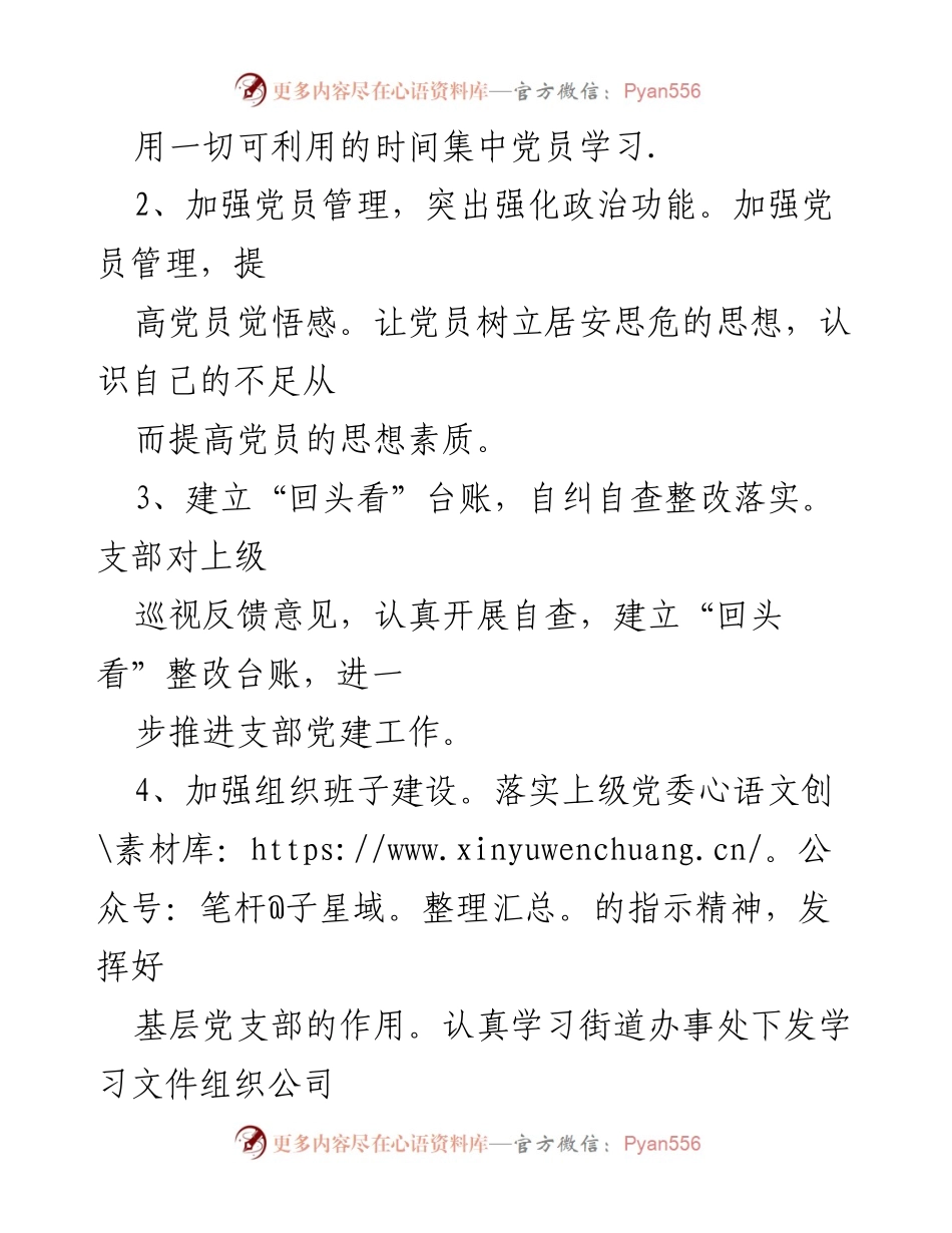 [述职报告] 科技有限公司党支部 - 2020年度党建工作述职总结.docx_第2页