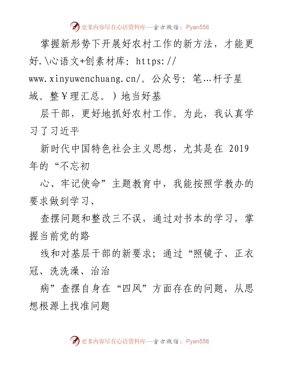 [述职报告] 镇党委会议 - 2019年度分管领导述职述德述廉报告.docx_第2页