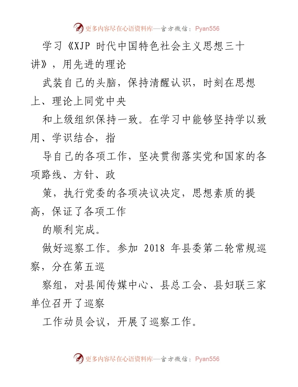 [述职报告] 巡察工作 - 巡察组长年度述职述廉报告.docx_第2页