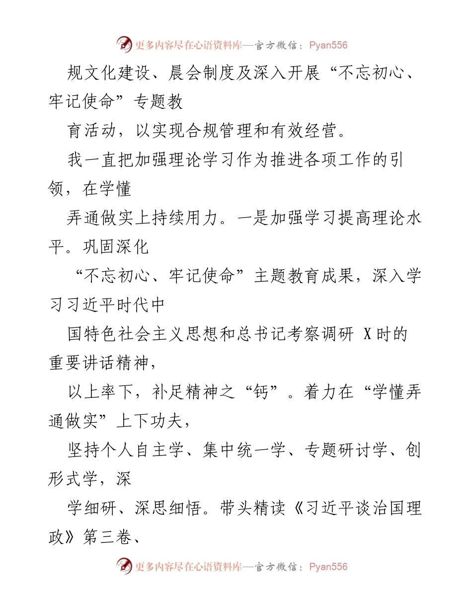 [述职报告] 银行支行 - 202X年支行长述职述廉报告.docx_第2页