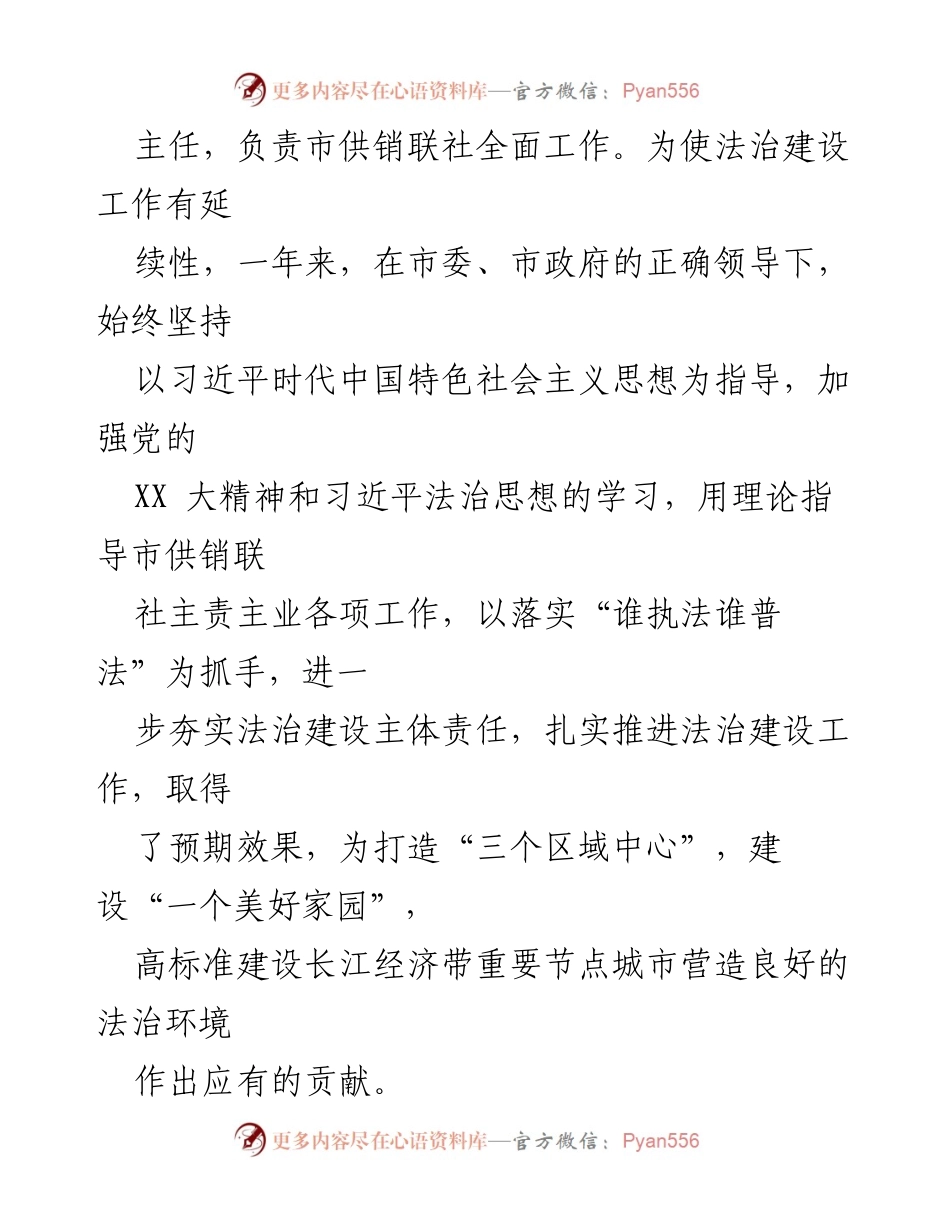 [述职报告] 法治建设工作 - 2023年度法治建设第一责任人履职述职报告.docx_第2页