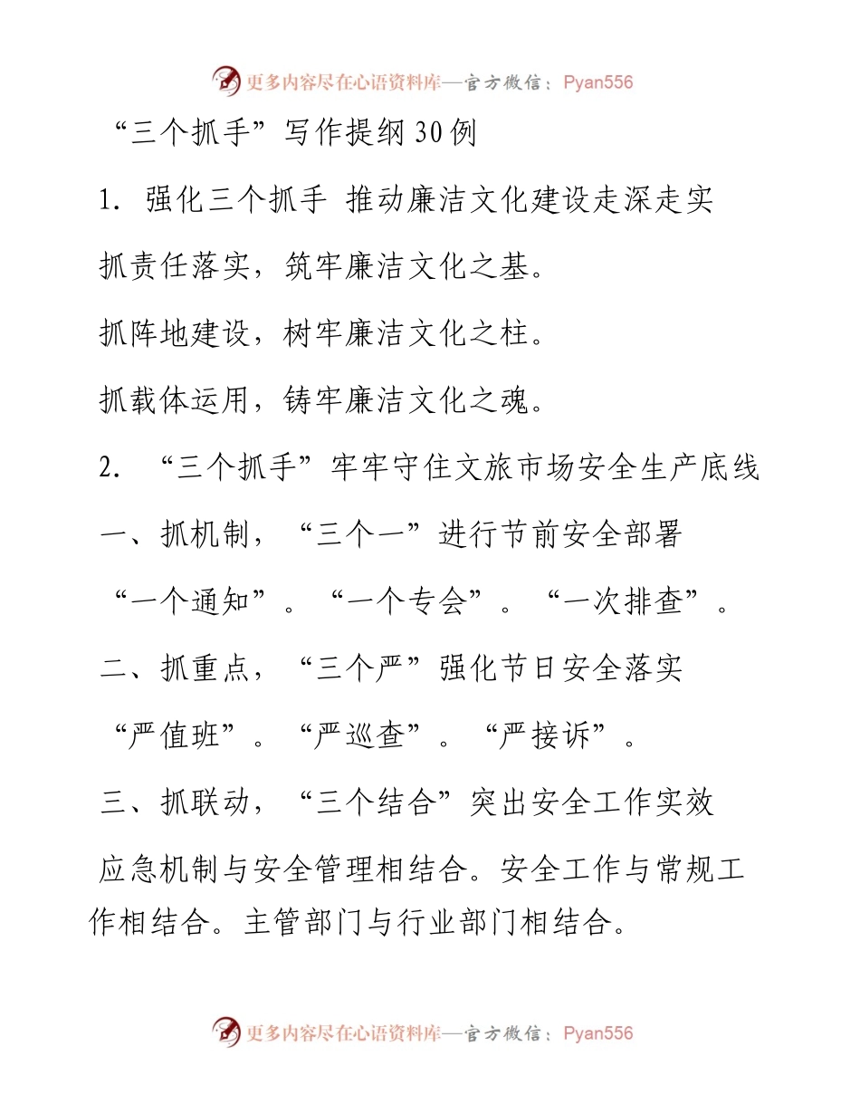 “三个抓手”写作提纲30例.docx_第1页