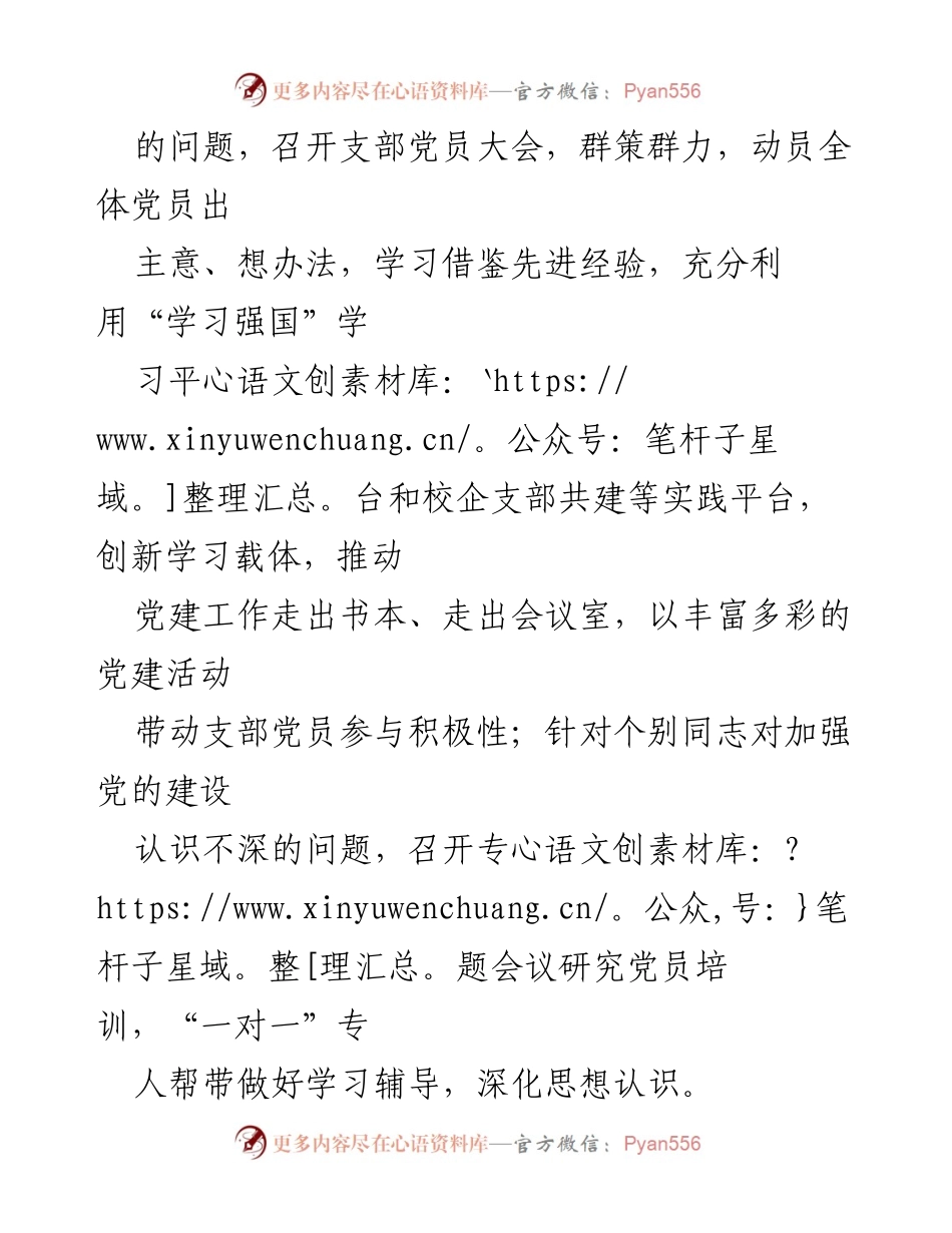[述职报告] 基层党建工作 - 202X年度支部书记党建工作述职总结.docx_第2页