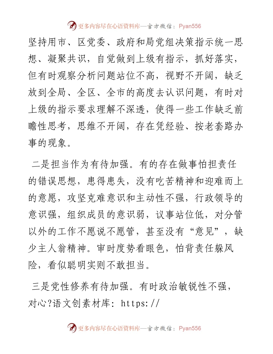 “严守纪律规矩加强作风建设”个人对照检查材料（领导干部）.docx_第2页