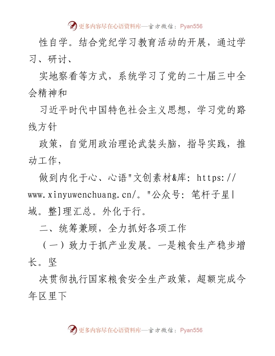 [述职报告] 镇党委会议 - 2024年镇党委书记履职述责报告.docx_第2页