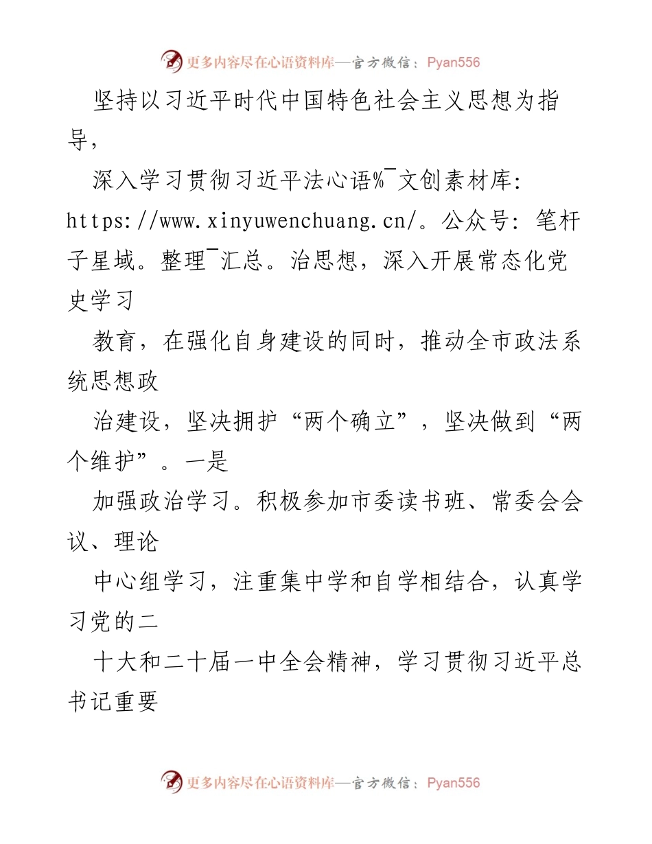 [述职报告] 政法工作 - 2022年度政法委书记述职述廉报告_2.docx_第2页