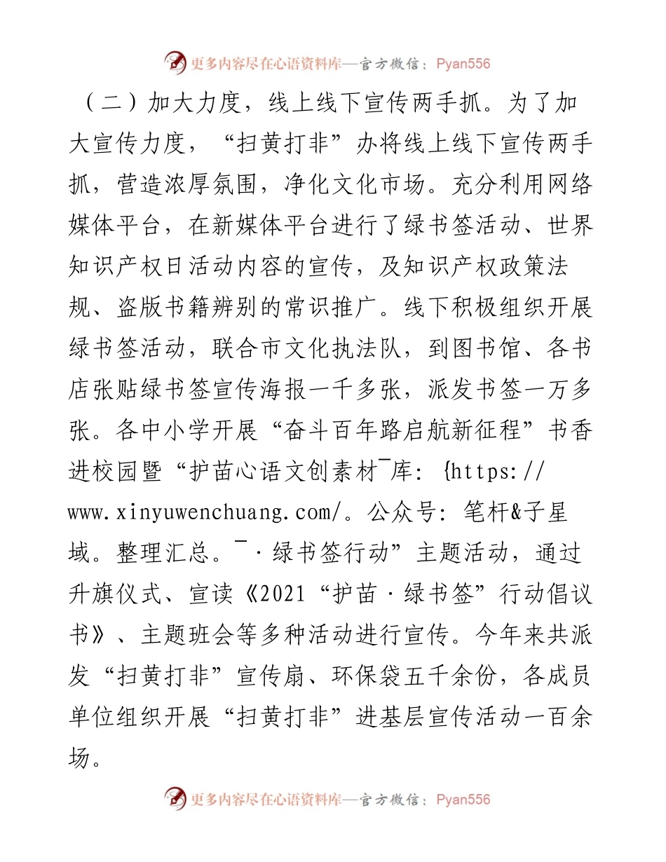“扫黄打非”工作总结.docx_第2页