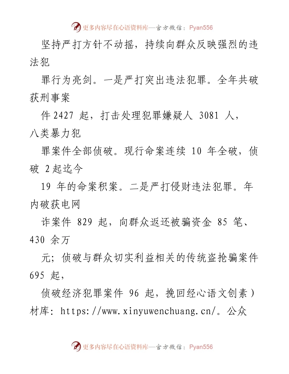 [述职报告] 市公安局 - 2022年度公安工作总结与成效分析.docx_第2页