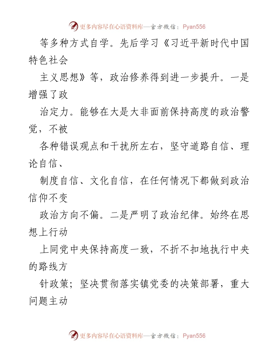 [述职报告] 镇政府 - 2023年副镇长述职述廉报告_1.docx_第2页