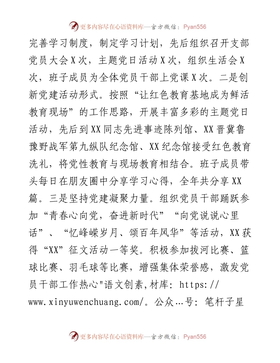 党支部书记党建工作述职报告.docx_第2页