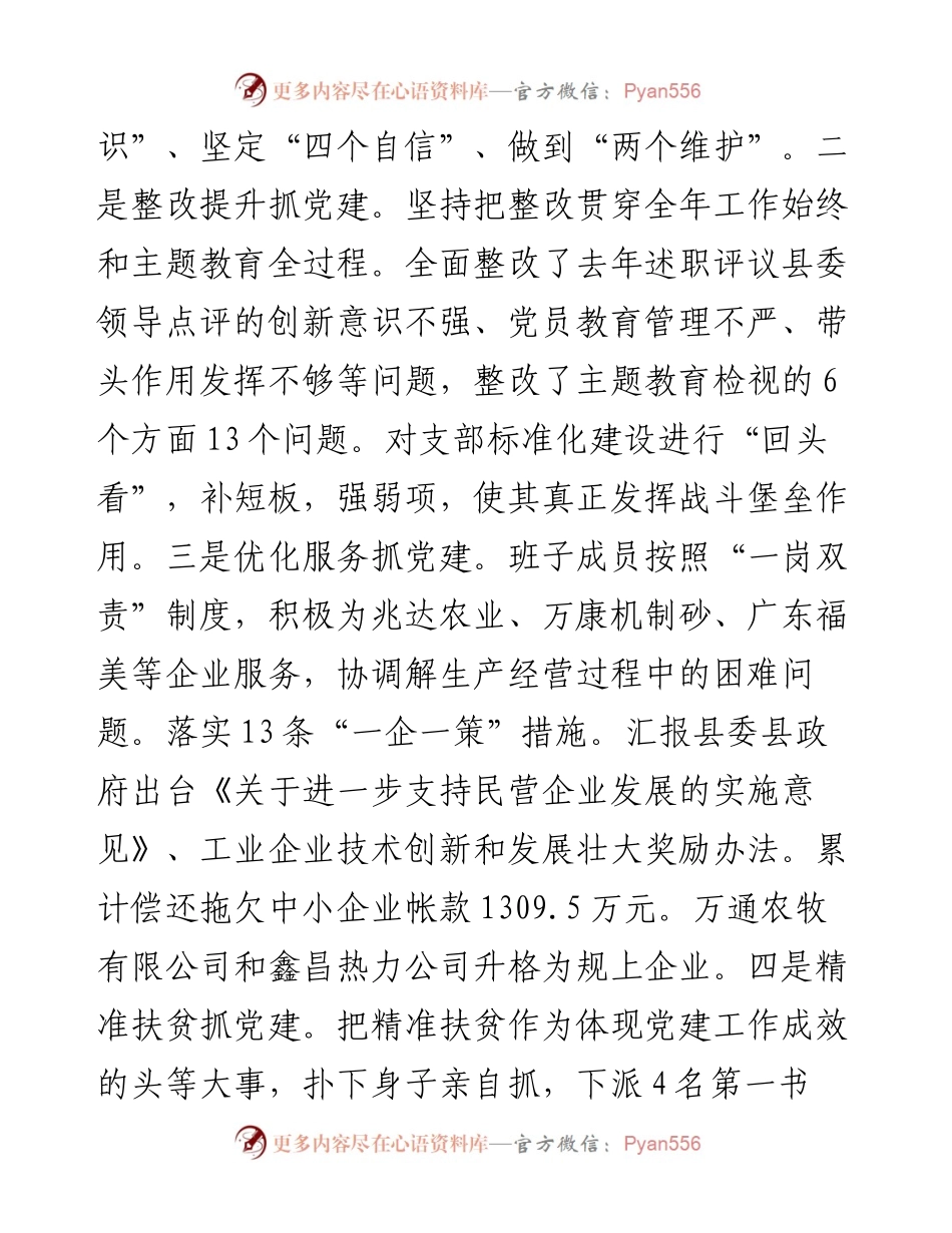 党组抓基层党建工作述职报告.docx_第2页
