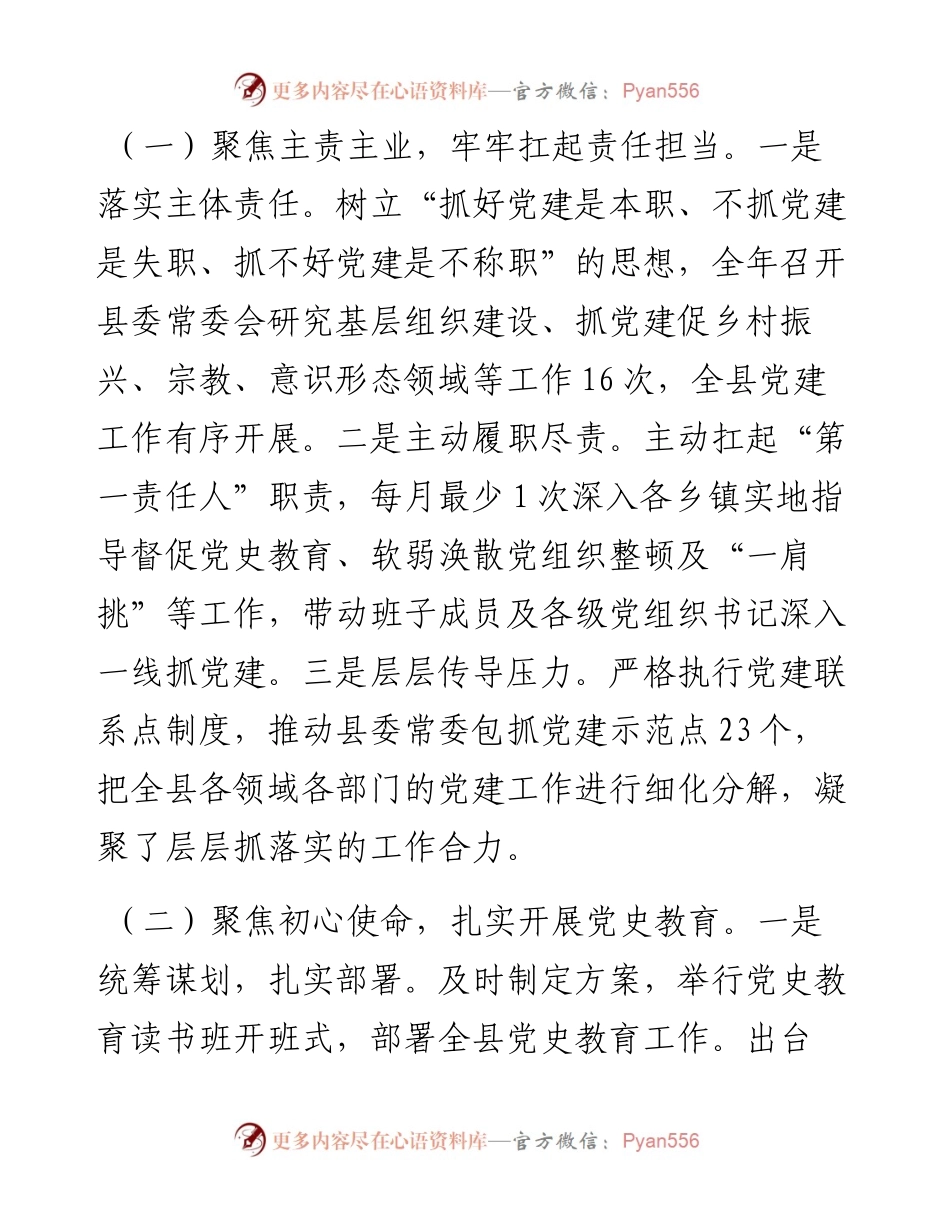 党组织述职评议报告.docx_第2页