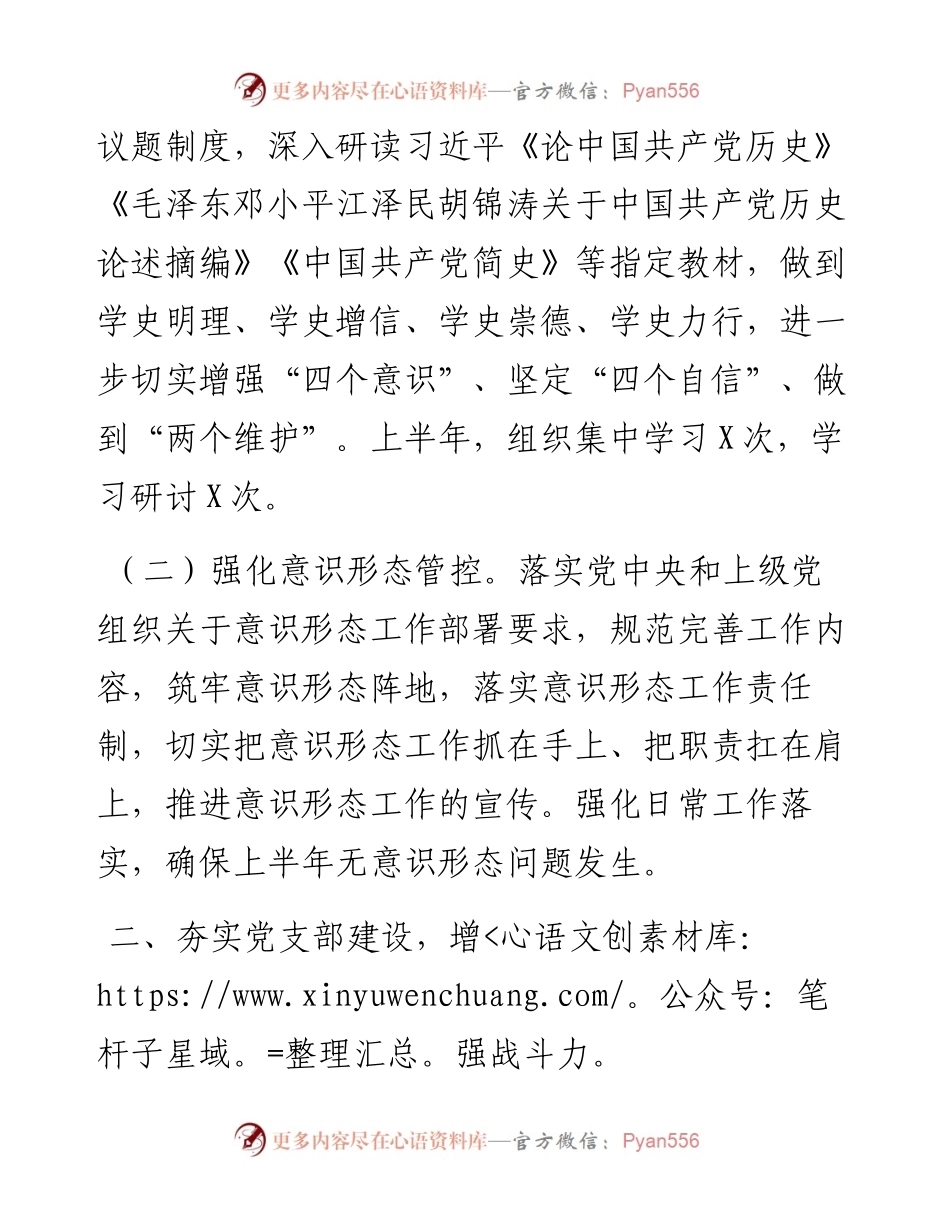 上半年党支部工作总结.docx_第2页