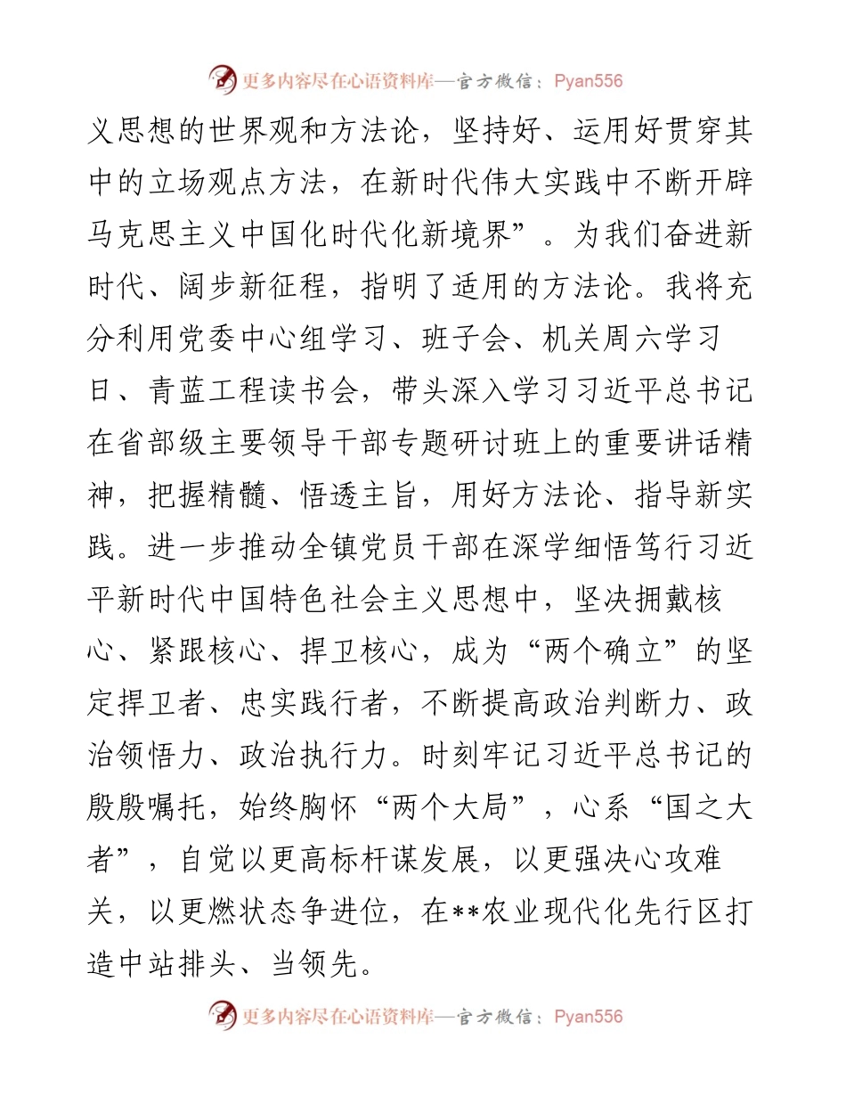 党委书记在“喜迎党的二十大”专题研讨班上的交流发言.docx_第2页