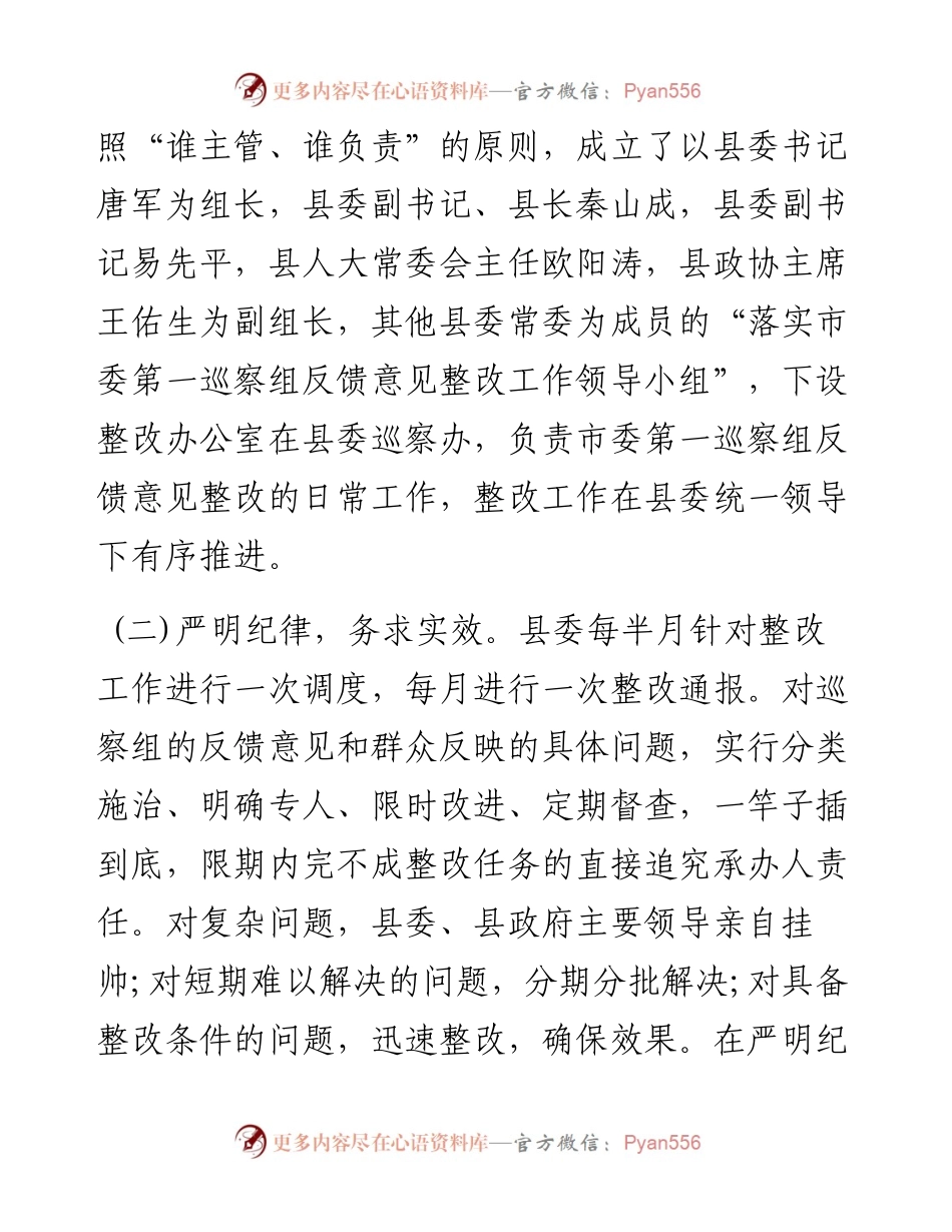 中共新田县委关于巡察整改情况的通报.docx_第2页