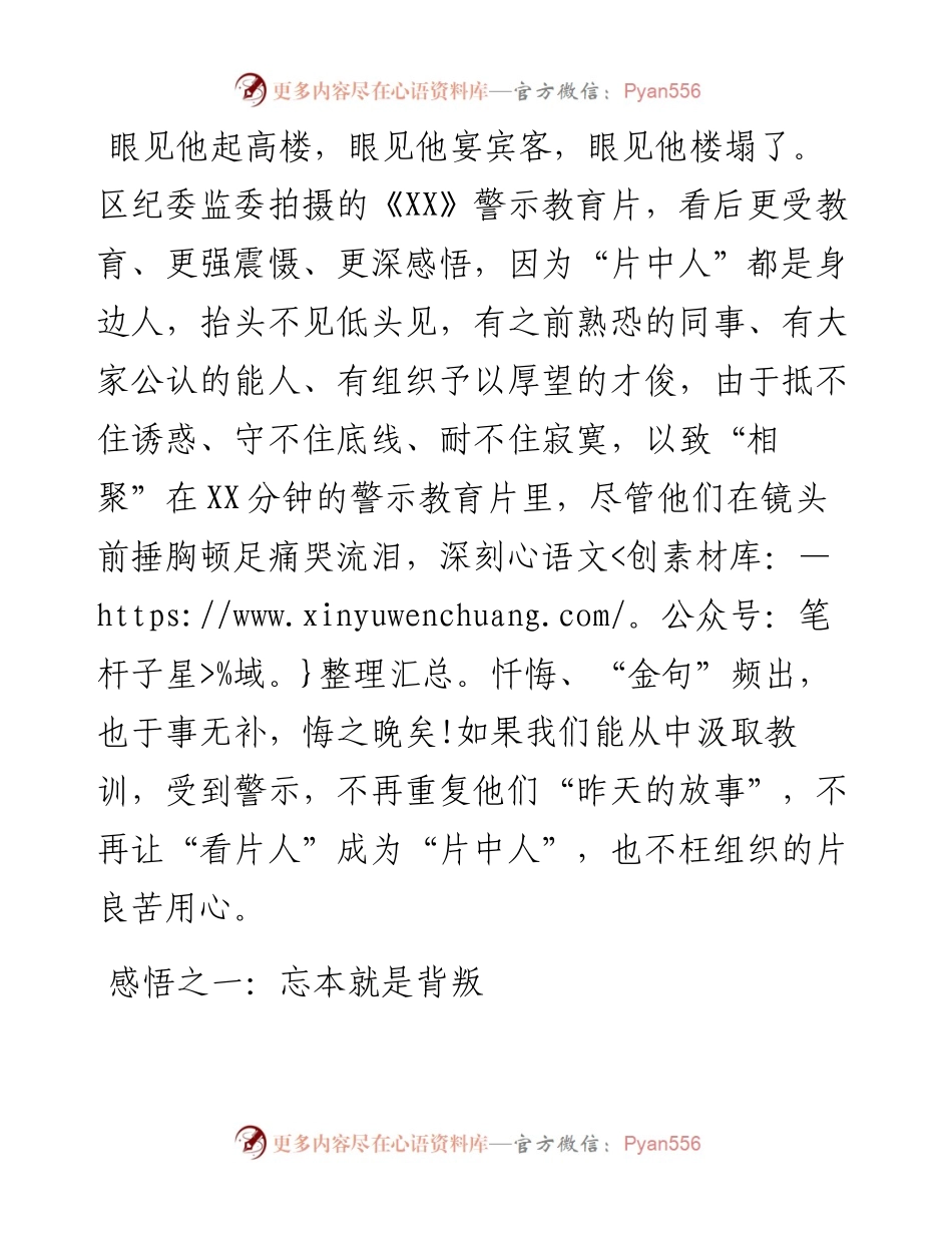 以案促改警示教育心得体会（党员）.docx_第1页