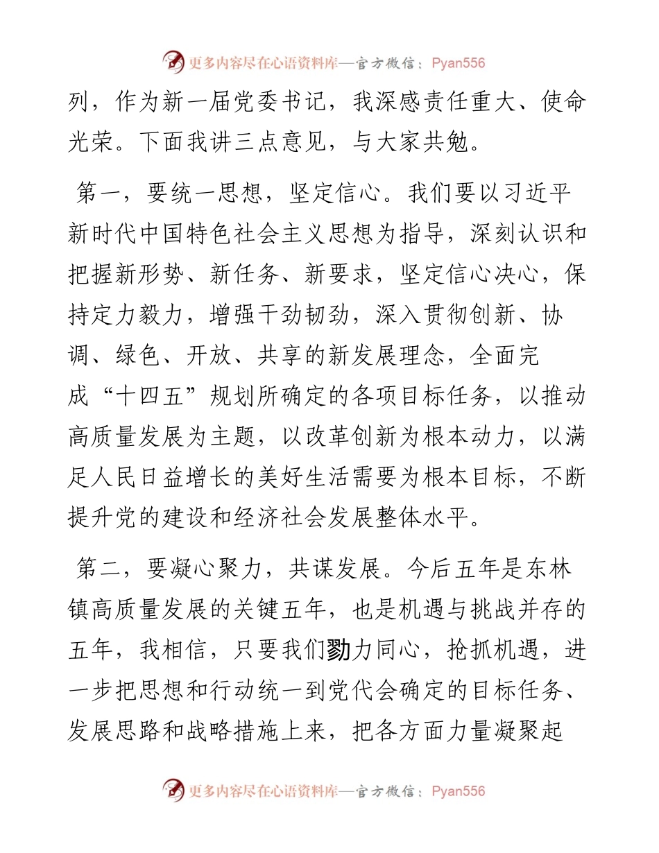 党委书记当选发言.docx_第2页