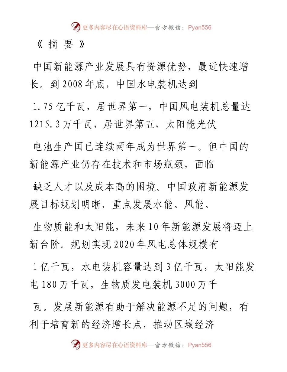 中国新能源发展报告（2010年2月）.docx_第2页