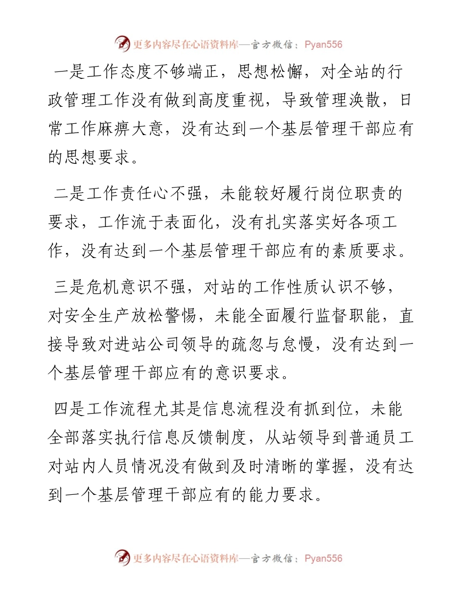 个人检查（二十九）.docx_第2页