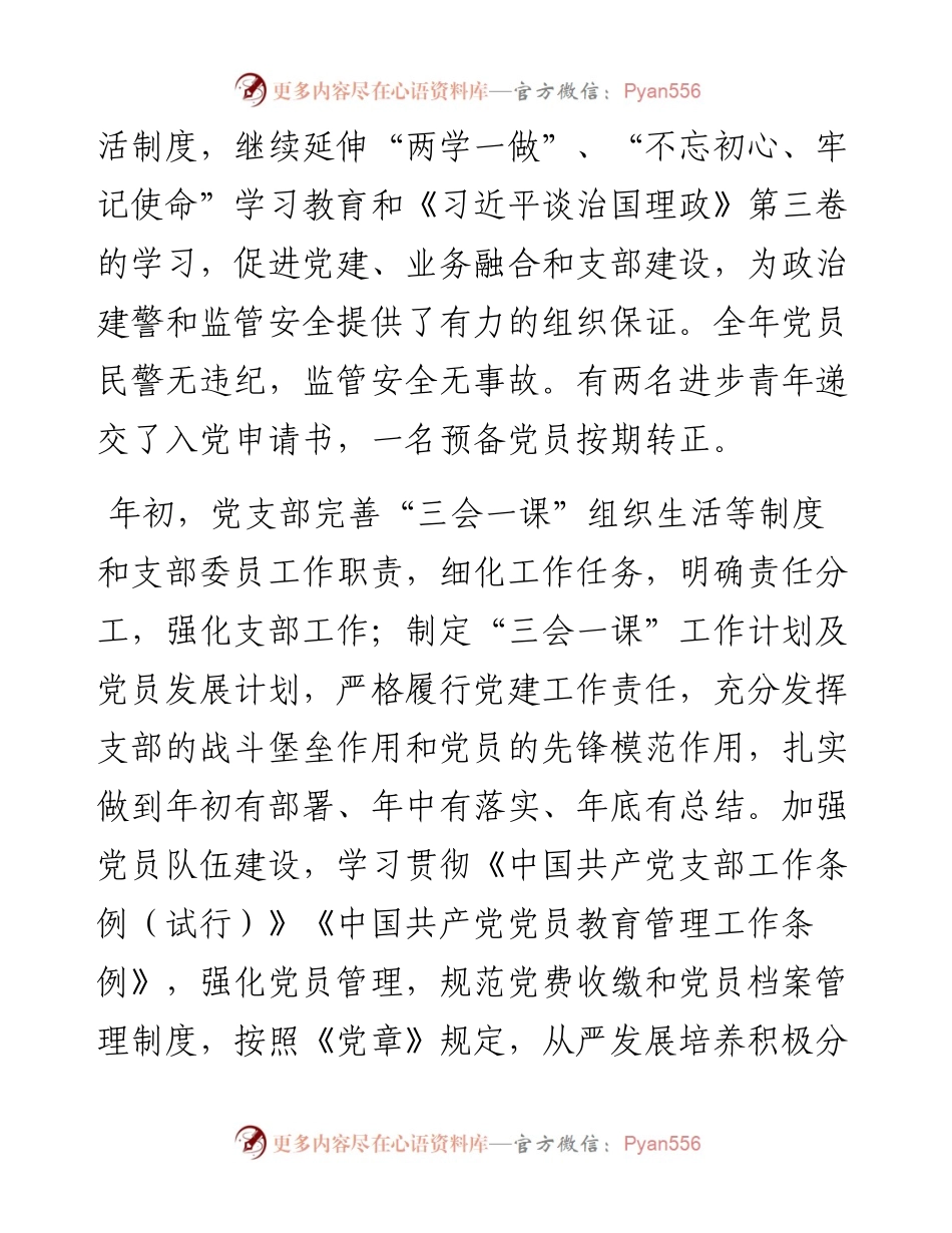 党建和“坚持政治建警全面从严治警”述职报告(1).docx_第2页